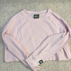 Daily Drills Soft Pink Long Sleeve Tee